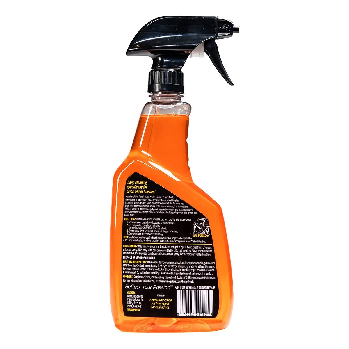 Solutie Curatare Jante Meguiar's Hot Rims Black Wheel Cleaner, 709ml