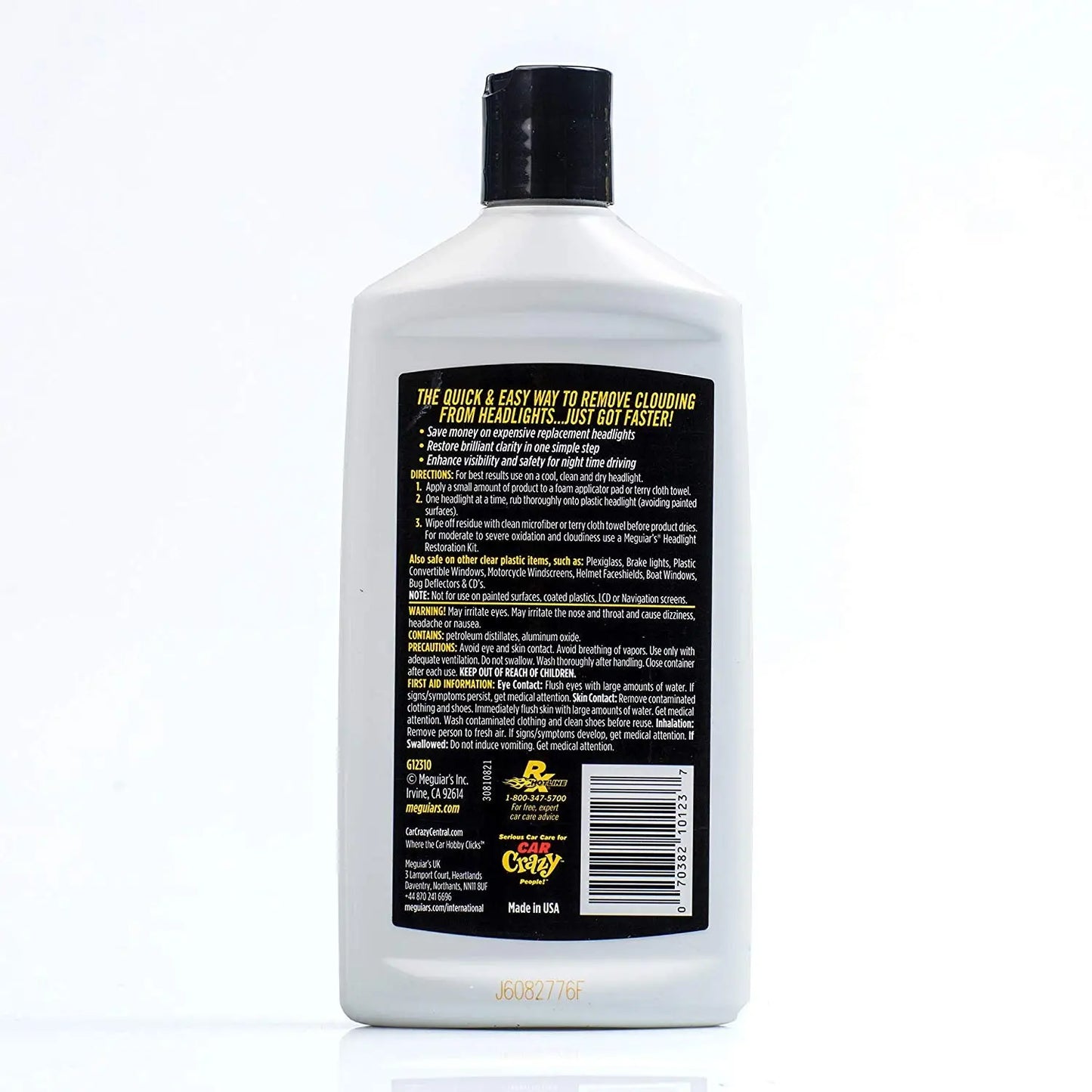 Pasta Polish Plastic Meguiar's PlastX Clear Plastic Cleaner and Polish, 296ml