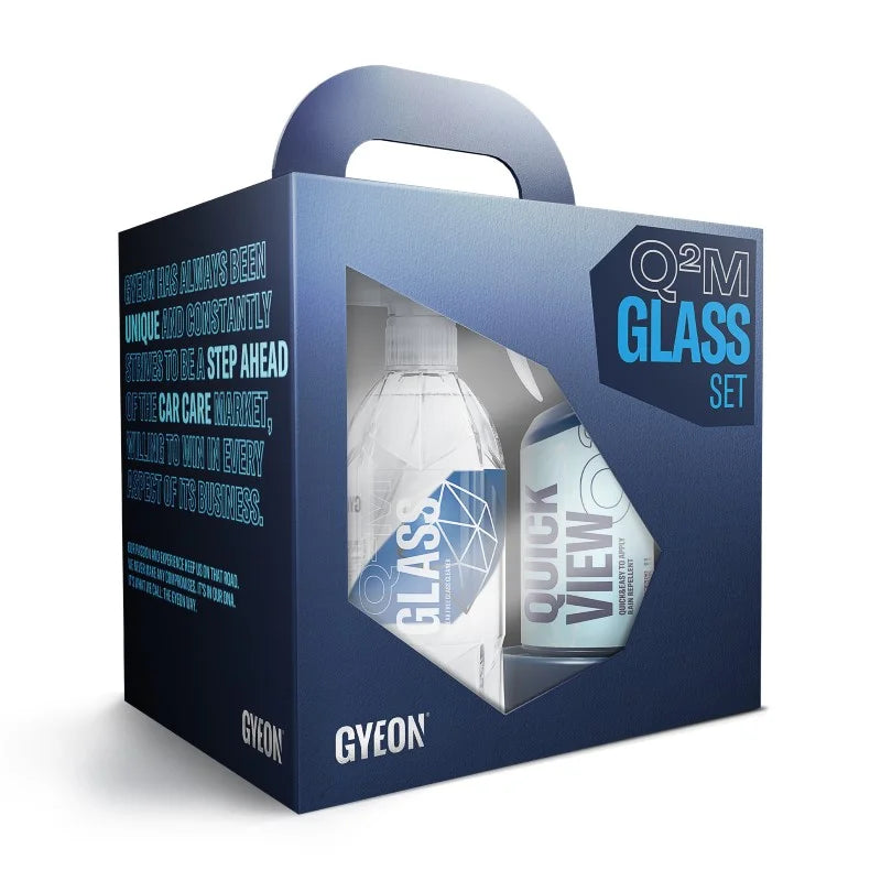 Set îngrijire geamuri Gyeon Q²M Glass Set - Bundle Box + Q²M WetCoat 80 ml