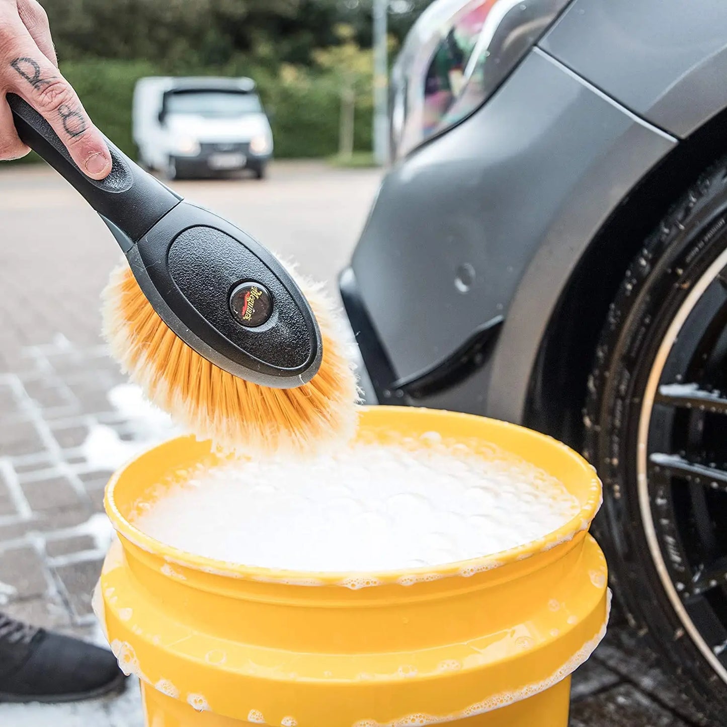 Perie Curatare Jante Meguiar's Versa-Angle Wheel Face Brush
