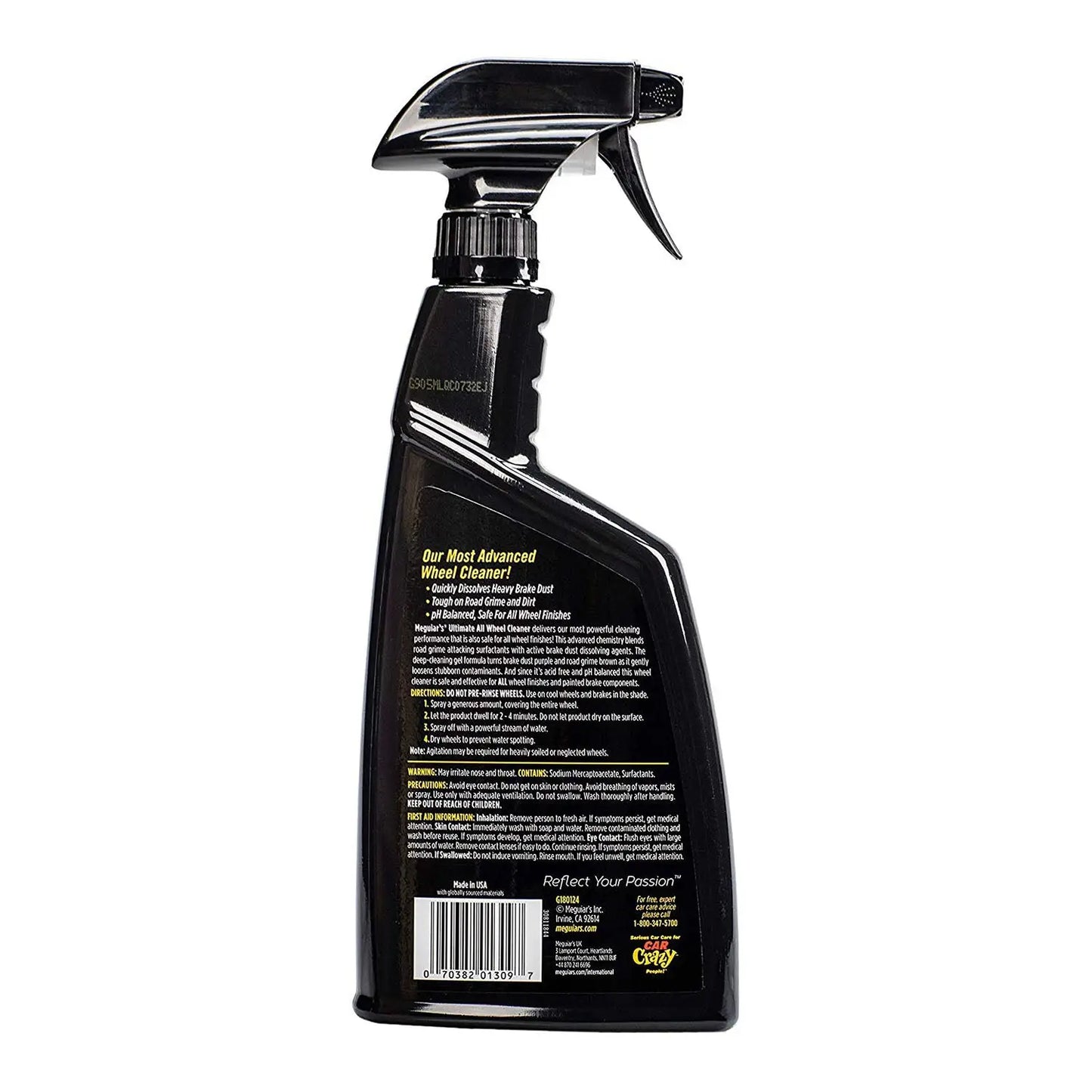 Solutie Curatare Jante Meguiar's Ultimate All Wheel Cleaner, 709ml