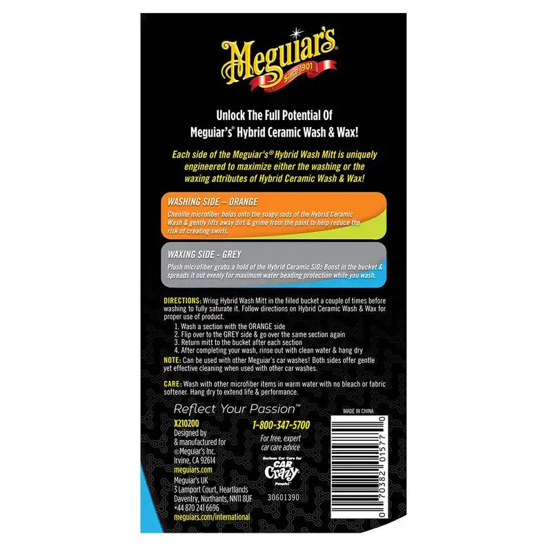 Manusa Microfibre Spalare Meguiar's Hybrid Wash Mitt