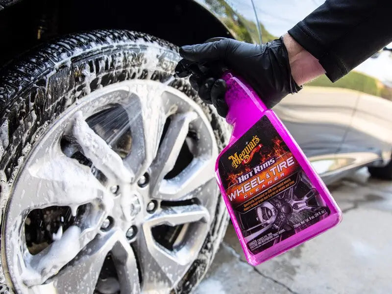 Solutie Curatare Jante Meguiar's Hot Rims Wheel and Tire Cleaner, 709ml