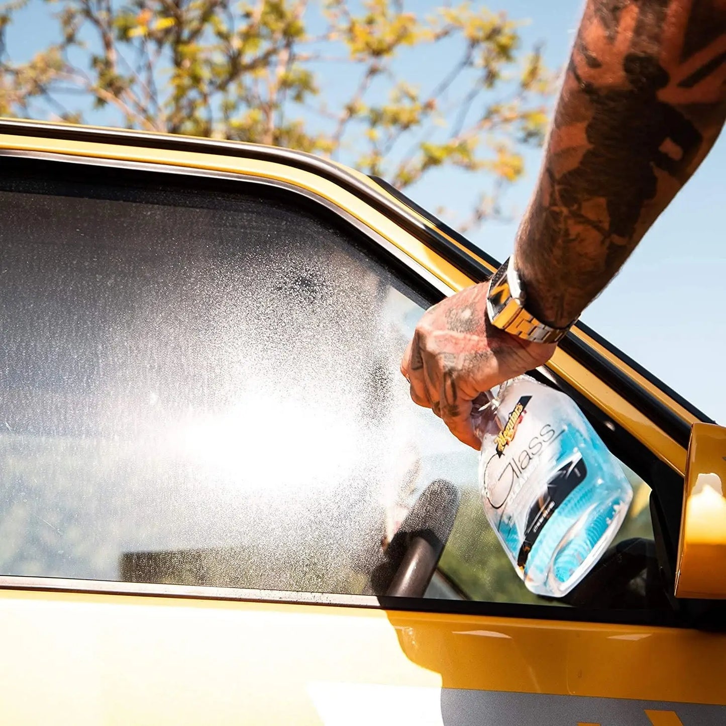 Полотенце для стекла синее Meguiar's Perfect Clarity Glass Towel, 40х40см