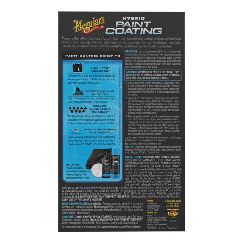 Kit Protectie Vopsea Meguiar's Hybrid Paint Coating