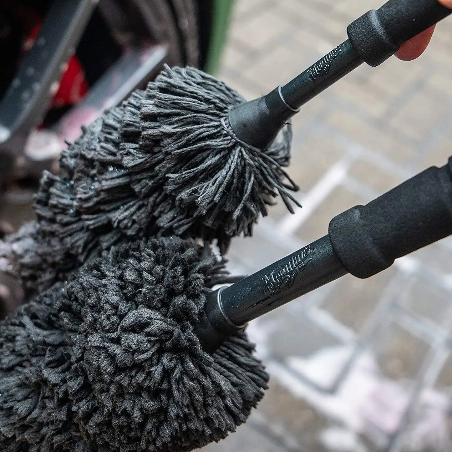 Perie Curatare Jante Meguiar's Supreme Microfiber Wheel Brush, Medium 35cm