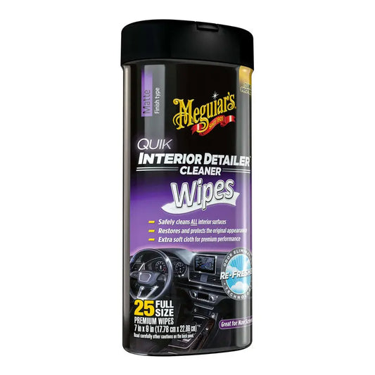 Servetele Curatare Interior Meguiar's Quik Interior Detailer Cleaner, 30 buc