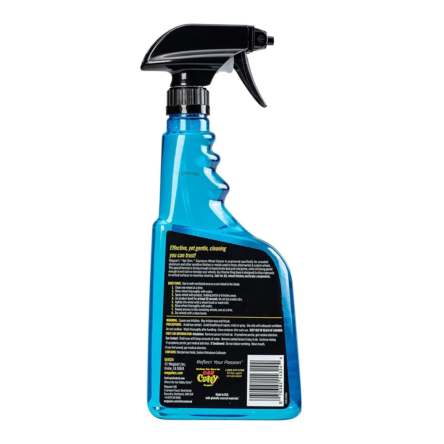 Solutie Curatare Jante Meguiar's Hot Rims Aluminum Wheel Cleaner, 709ml