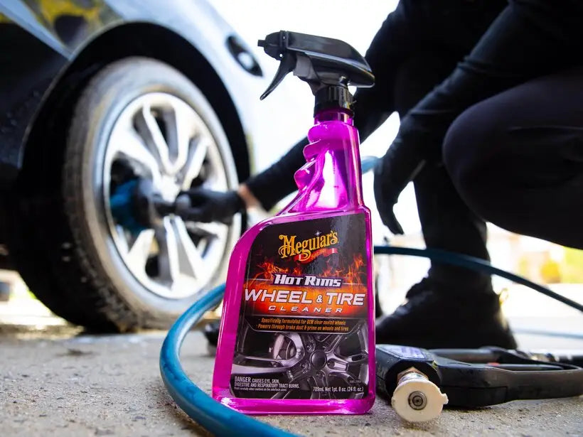 Solutie Curatare Jante Meguiar's Hot Rims Wheel and Tire Cleaner, 709ml