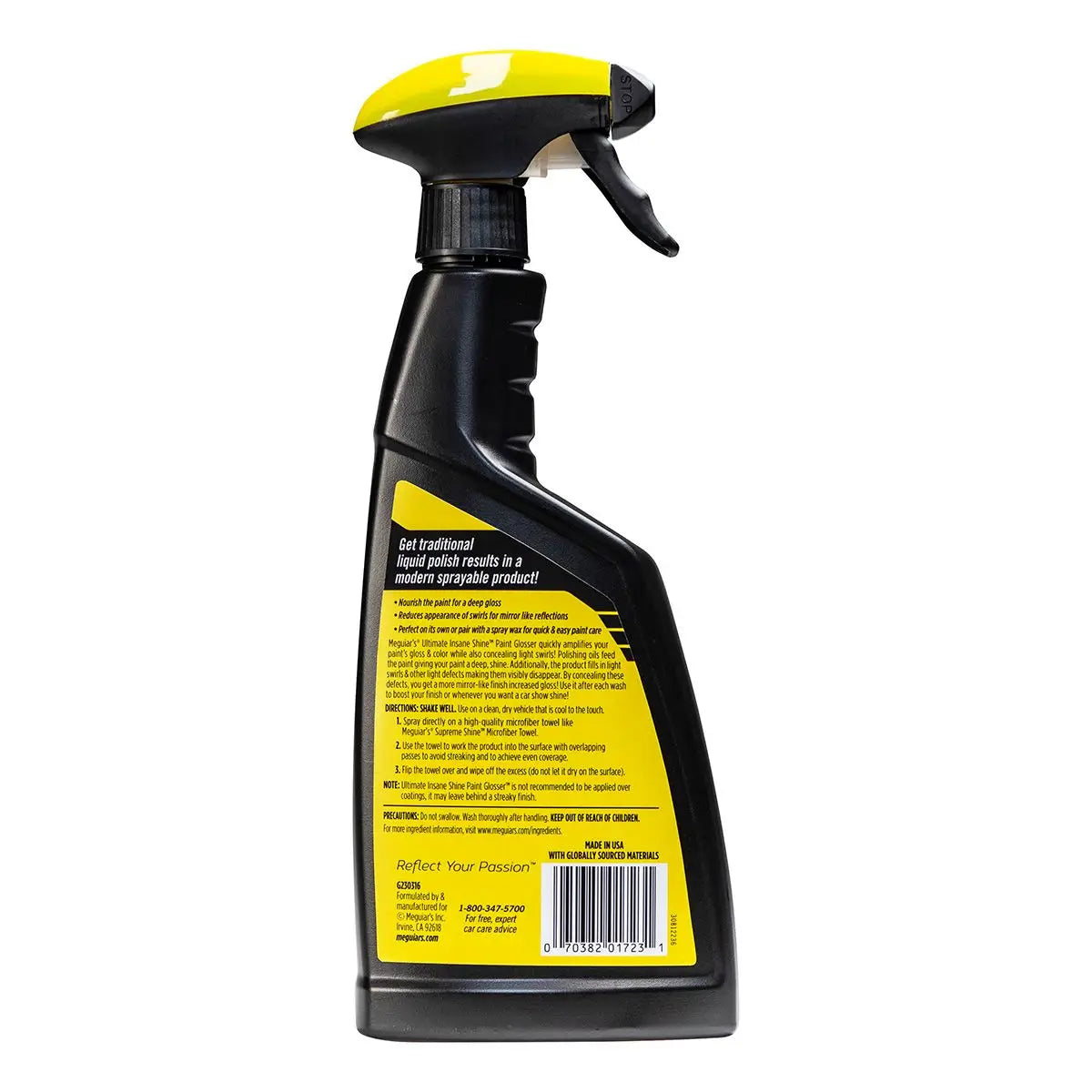 Быстрый блеск Meguiar's Ultimate Insane Shine Paint Glosser, 473мл