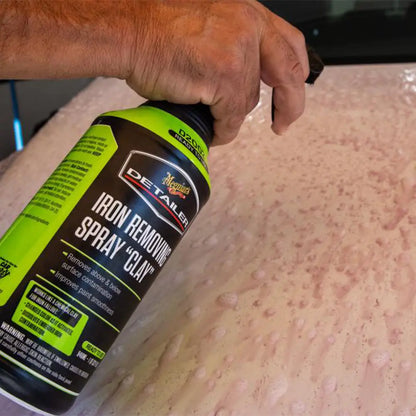 Solutie Decontaminare Chimica Meguiar's Iron Removing Spray Clay, 946ml