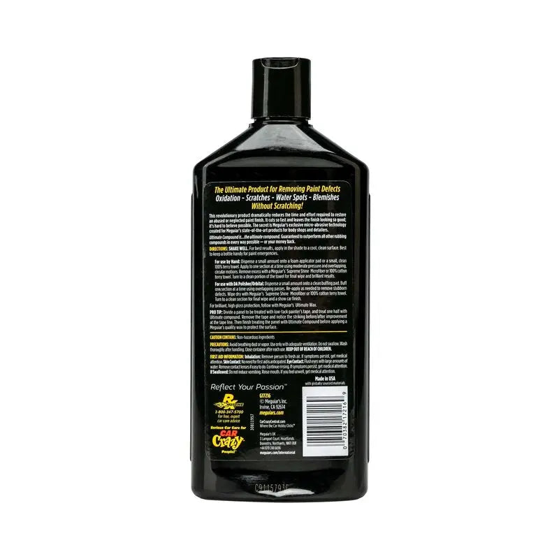 Pasta Polish Auto Meguiar's Ultimate Compound Color and Clarity Restorer, 450ml