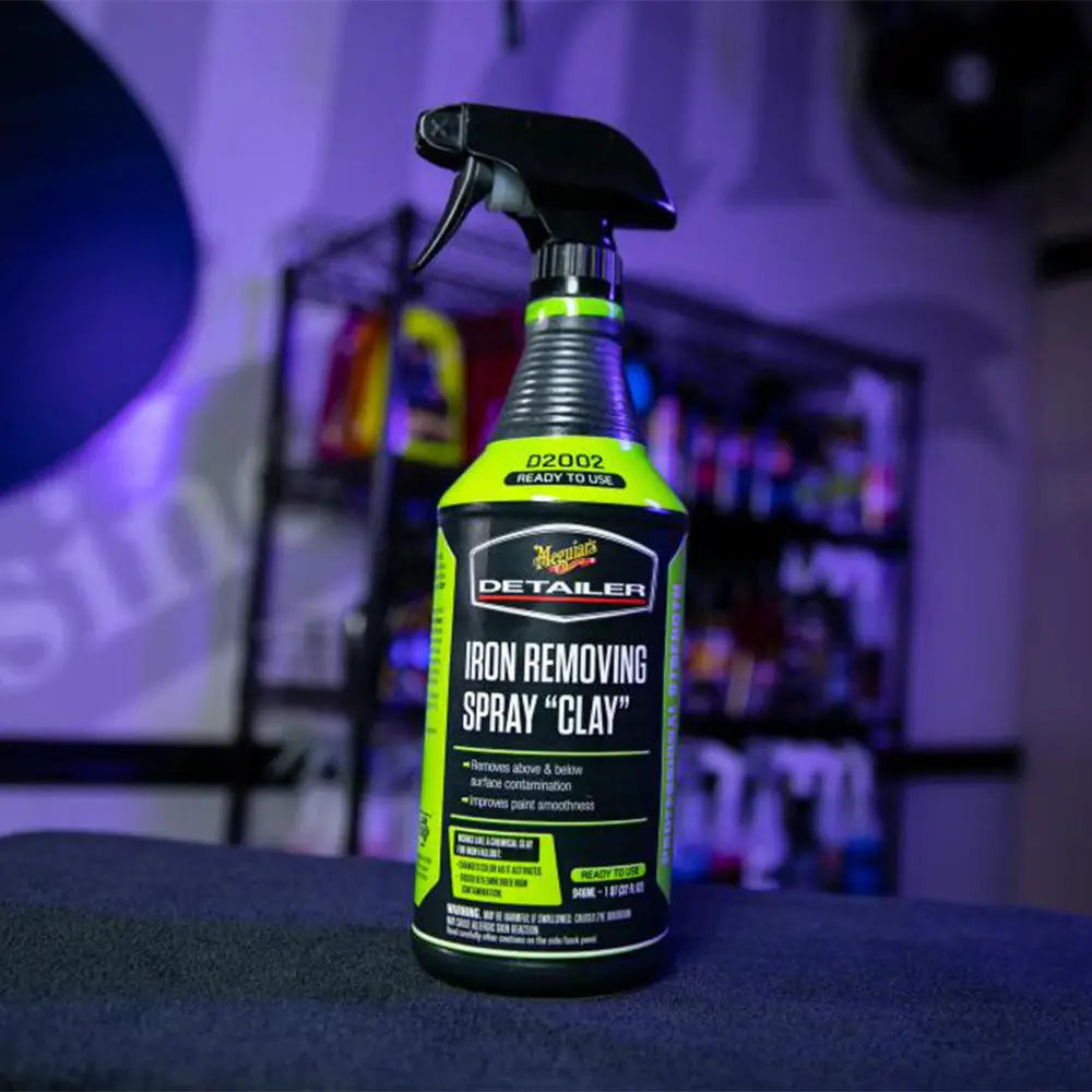 Solutie Decontaminare Chimica Meguiar's Iron Removing Spray Clay, 946ml