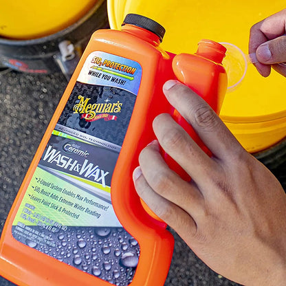 Sampon Auto cu Ceara Meguiar's Hybrid Ceramic Wash and Wax, 1.4L