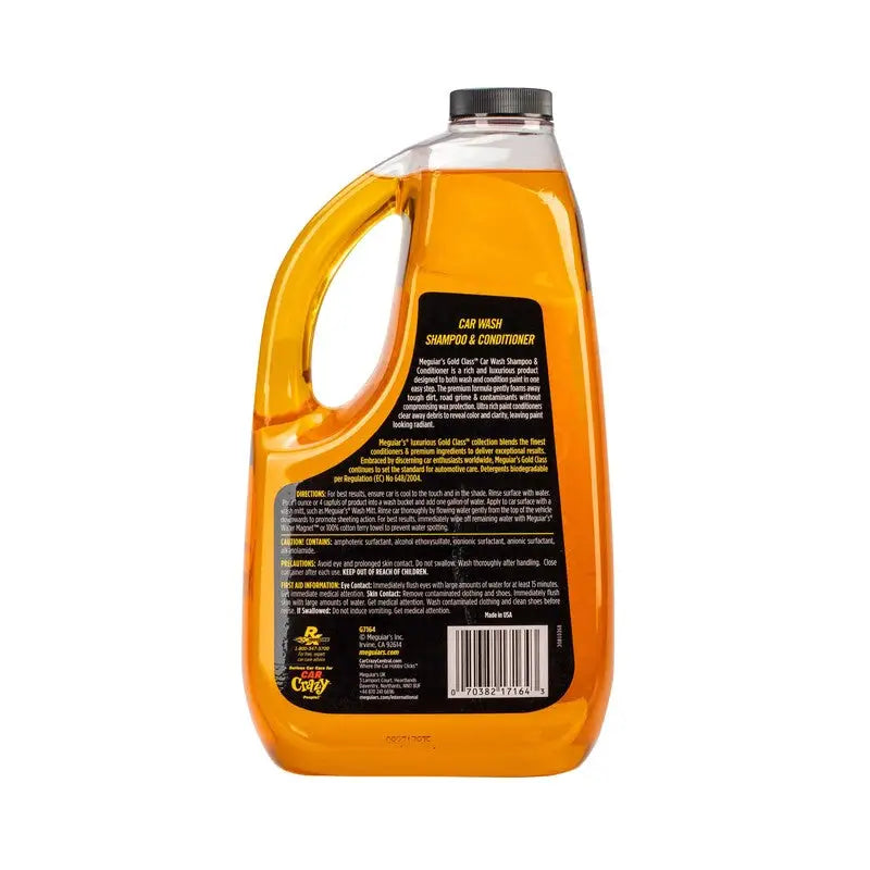 Sampon Auto Meguiar's Gold Class Car Wash Shampoo and Conditioner, 1.89L