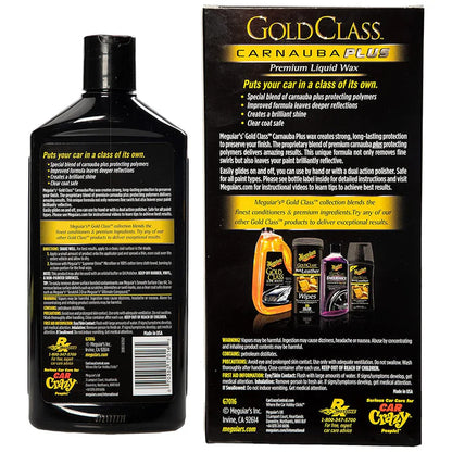 Ceara auto lichida Meguiar's Gold Class Carnauba Plus Premium Liquid Wax, 473ml
