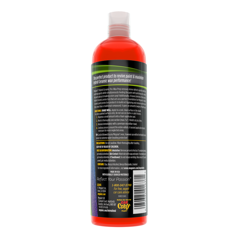 Pasta Polish Meguiar's Hybrid Ceramic Pre Wax Prep, 473 ml