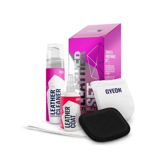 Kit intretinere piele Gyeon Q²M Leather Set Natural