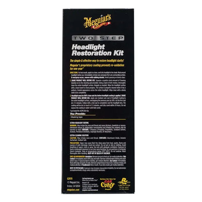 Kit Restaurare Faruri Meguiar's Two Step Headlight Restoration Kit