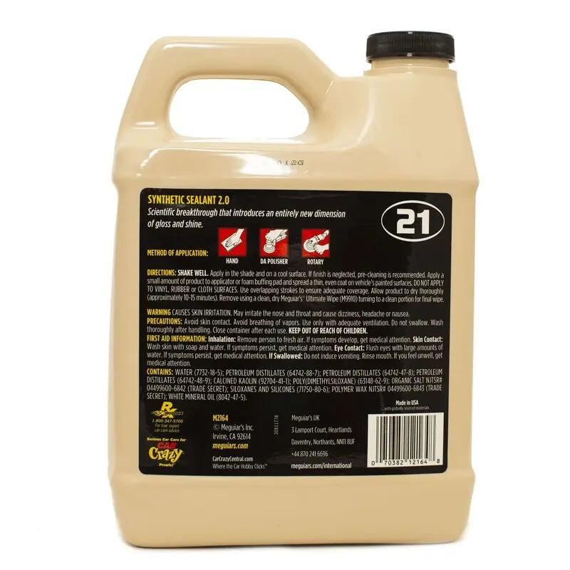 Sealant Auto Meguiar's Synthetic Sealant 2.0, 1.89L