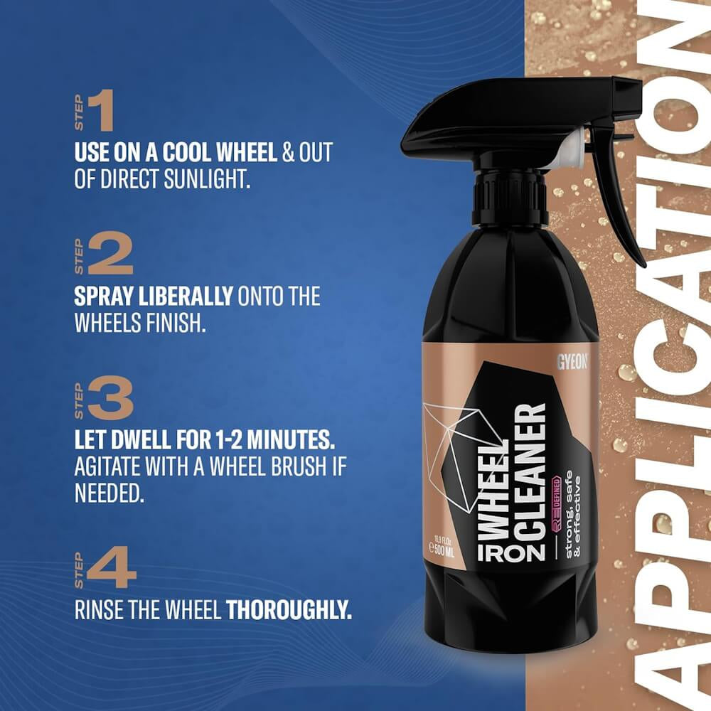 Solutie curatare jante reactiva Gyeon Q²M Iron Wheel Cleaner