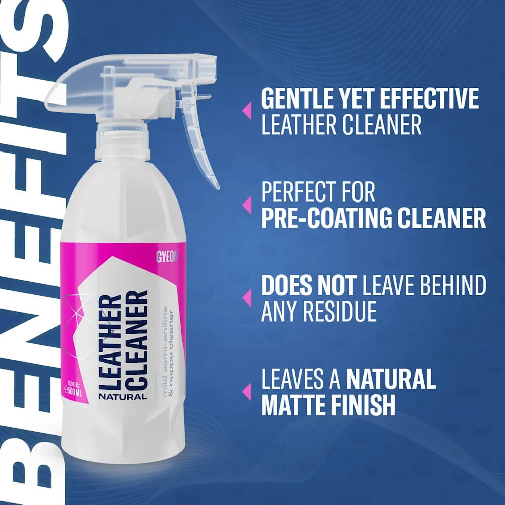Solutie curatare piele Gyeon Q²M LeatherCleaner Natural