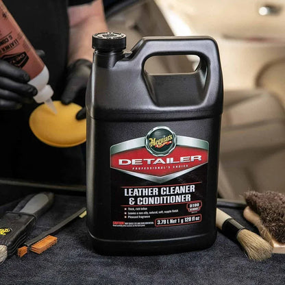 Solutie Curatare si Intretinere Piele Meguiar's Leather Cleaner and Conditioner, 3.78L