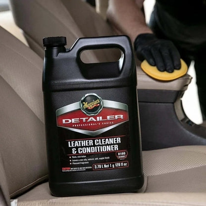 Solutie Curatare si Intretinere Piele Meguiar's Leather Cleaner and Conditioner, 3.78L
