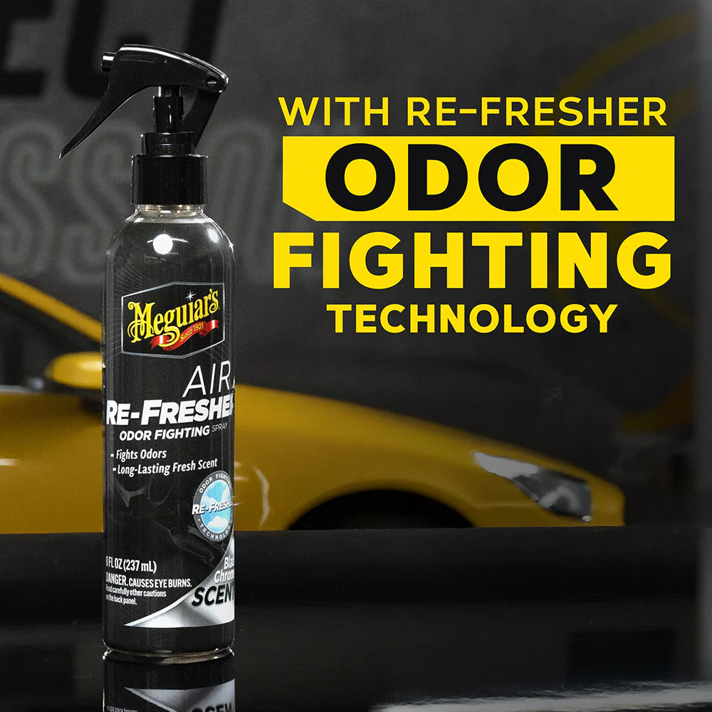 Odorizant Auto Meguiar's Air Re-Fresher, Black Chrome Scent, 237ml