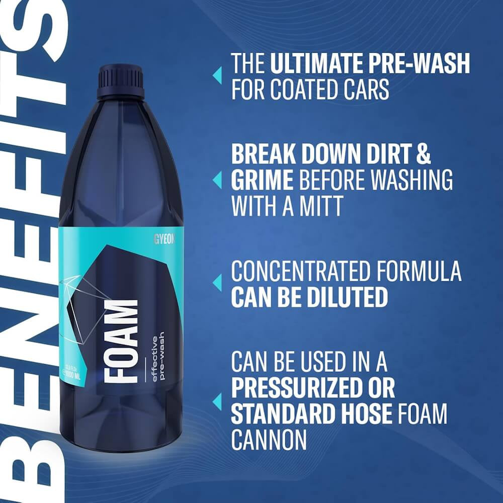 Spuma prespalare auto Gyeon Q²M Foam, 1L